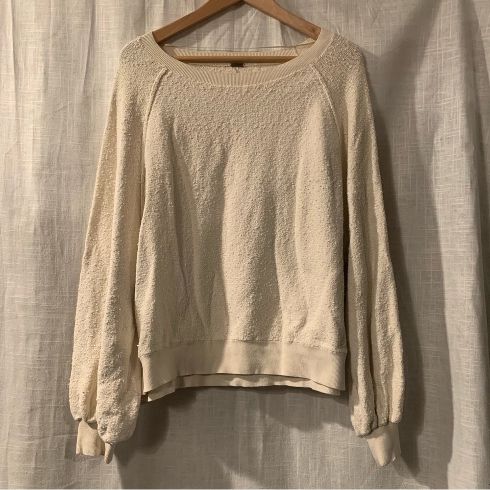 Free People dolman sweater cream size large